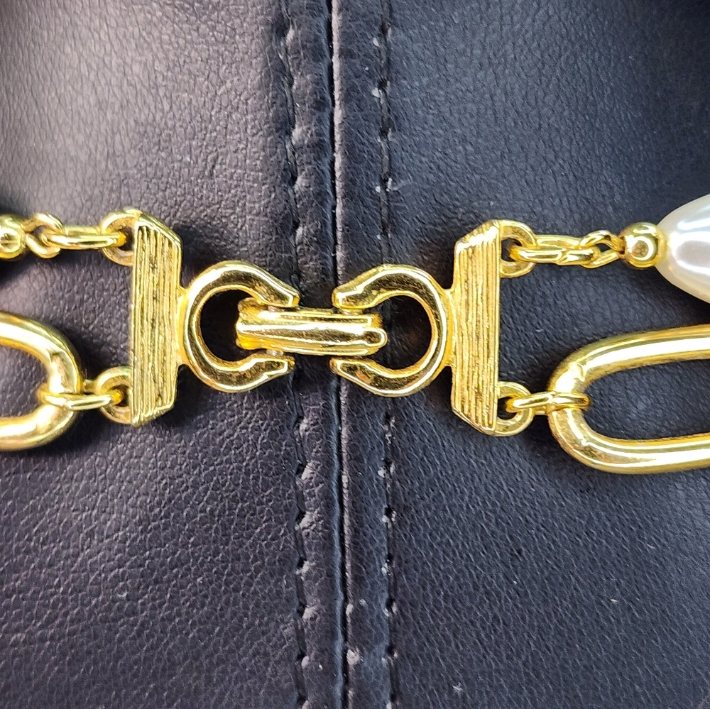 EUC Goldtone Necklace Double Strand 36" - Picture 7 of 7